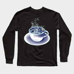 Cup of Starry Night Long Sleeve T-Shirt